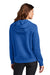 Nike NKFD9889 Womens Club Fleece Hooded Sweatshirt Hoodie w/ Pouch Pockets Game Royal Blue Model Back