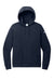 Nike NKFD9889 Womens Club Fleece Hooded Sweatshirt Hoodie w/ Pouch Pockets Midnight Navy Blue Flat Front
