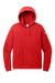 Nike NKFD9889 Womens Club Fleece Hooded Sweatshirt Hoodie w/ Pouch Pockets University Red Flat Front