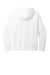 Nike NKFD9889 Womens Club Fleece Hooded Sweatshirt Hoodie w/ Pouch Pockets White Flat Back