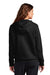 Nike NKFD9890 Womens Club Fleece Full Zip Hooded Sweatshirt Hoodie w/ Pockets Black Model Back