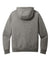 Nike NKFD9890 Womens Club Fleece Full Zip Hooded Sweatshirt Hoodie w/ Pockets Heather Charcoal Grey Flat Back