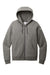 Nike NKFD9890 Womens Club Fleece Full Zip Hooded Sweatshirt Hoodie w/ Pockets Heather Charcoal Grey Flat Front