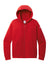 Nike NKFD9890 Womens Club Fleece Full Zip Hooded Sweatshirt Hoodie w/ Pockets University Red Flat Front
