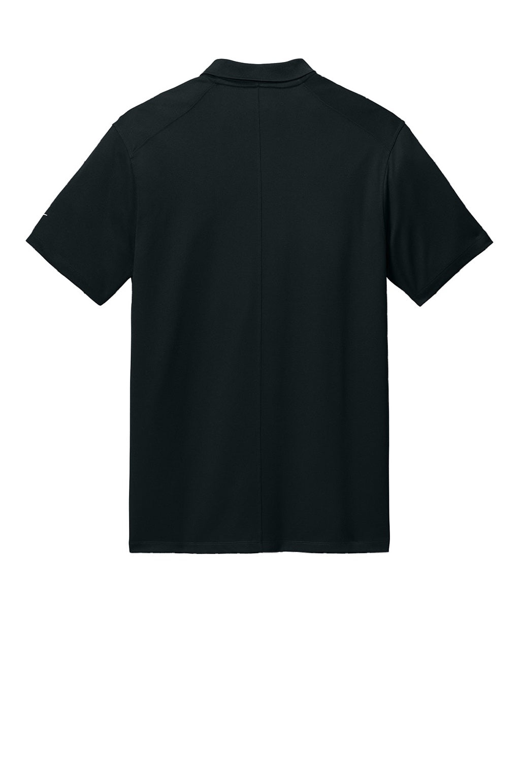 Nike NKFQ3968 Mens Victory Dri-Fit Moisture Wicking Colorblock Short Sleeve Polo Shirt Black/Anthracite Grey/White Flat Back