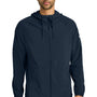 Nike Mens Pro Dri-Fit Moisture Wicking Full Zip Hooded Jacket - Navy Blue/Game Royal Blue