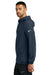 Nike NKFQ4761 Mens Pro Dri-Fit Moisture Wicking Full Zip Hooded Jacket Navy Blue/Game Royal Blue Model Side