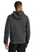 Nike NKFQ4762 Mens Tech Fleece Full Zip Hooded Sweatshirt Hoodie w/ Pockets Heather Anthracite Grey Model Back