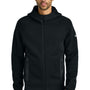 Nike Mens Tech Fleece Full Zip Hooded Sweatshirt Hoodie w/ Pockets - Black