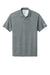 Nike NKFQ4792 Mens Dri-Fit Moisture Wicking Striated Short Sleeve Polo Shirt Cool Grey Flat Front
