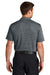 Nike NKFQ4792 Mens Dri-Fit Moisture Wicking Striated Short Sleeve Polo Shirt Dark Grey Model Back
