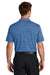 Nike NKFQ4792 Mens Dri-Fit Moisture Wicking Striated Short Sleeve Polo Shirt Game Royal Blue Model Back