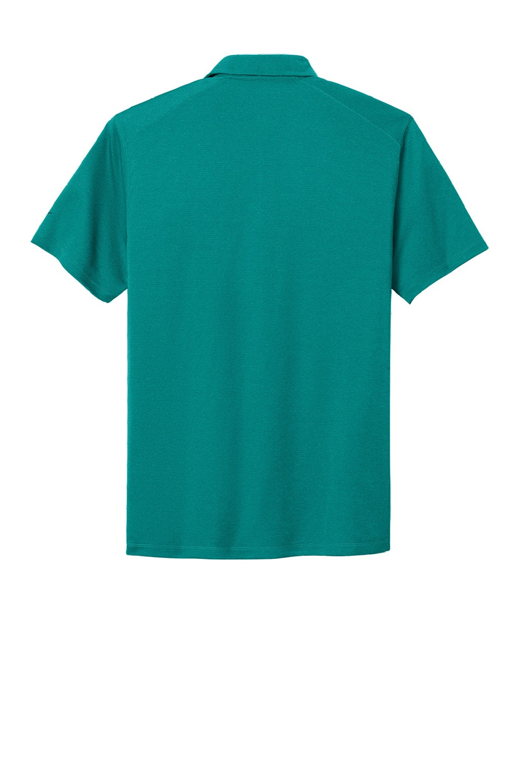 Nike NKFQ4794 Mens Dri-Fit Moisture Wicking Smooth Heather Short Sleeve Polo Shirt Heather Bright Spruce Green Flat Back