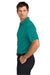 Nike NKFQ4794 Mens Dri-Fit Moisture Wicking Smooth Heather Short Sleeve Polo Shirt Heather Bright Spruce Green Model Side