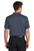 Nike NKFQ4794 Mens Dri-Fit Moisture Wicking Smooth Heather Short Sleeve Polo Shirt Heather Navy Blue Model Back