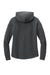 Nike NKFQ4798 Womens Tech Fleece Full Zip Hooded Sweatshirt Hoodie w/ Pockets Heather Anthracite Grey Flat Back