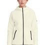 Nike Womens Tech Fleece Full Zip Hooded Sweatshirt Hoodie w/ Pockets - Pale Ivory