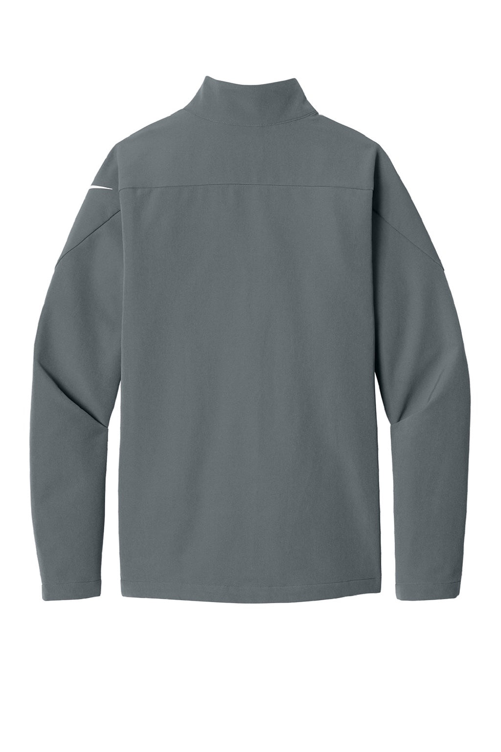 Nike NKHM7926 Mens Full Zip Soft Shell Jacket Dark Grey Flat Back