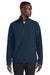Nike NKHM7926 Mens Full Zip Soft Shell Jacket Navy Blue Model Front