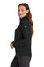 Nike NKHM7937 Womens Full Zip Soft Shell Jacket Black Model Side