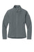 Nike NKHM7937 Womens Full Zip Soft Shell Jacket Dark Grey Flat Front