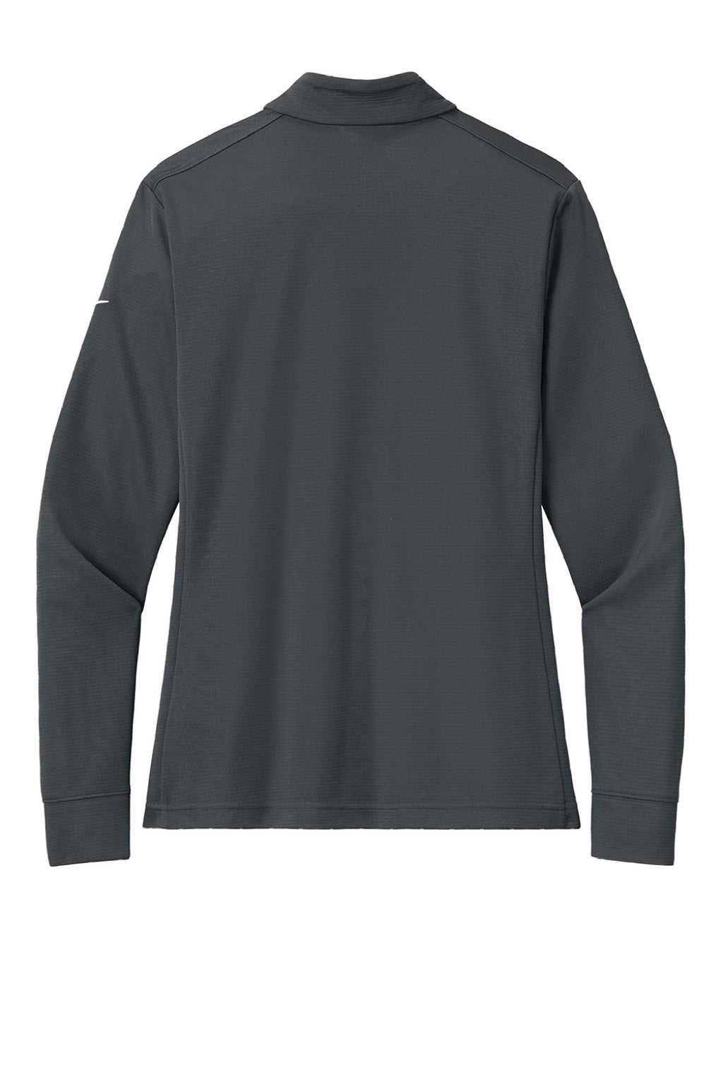 Nike NKHM7969 Womens Essential 1/4 Zip Sweatshirt Anthracite Grey Flat Back