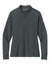 Nike NKHM7969 Womens Essential 1/4 Zip Sweatshirt Anthracite Grey Flat Front