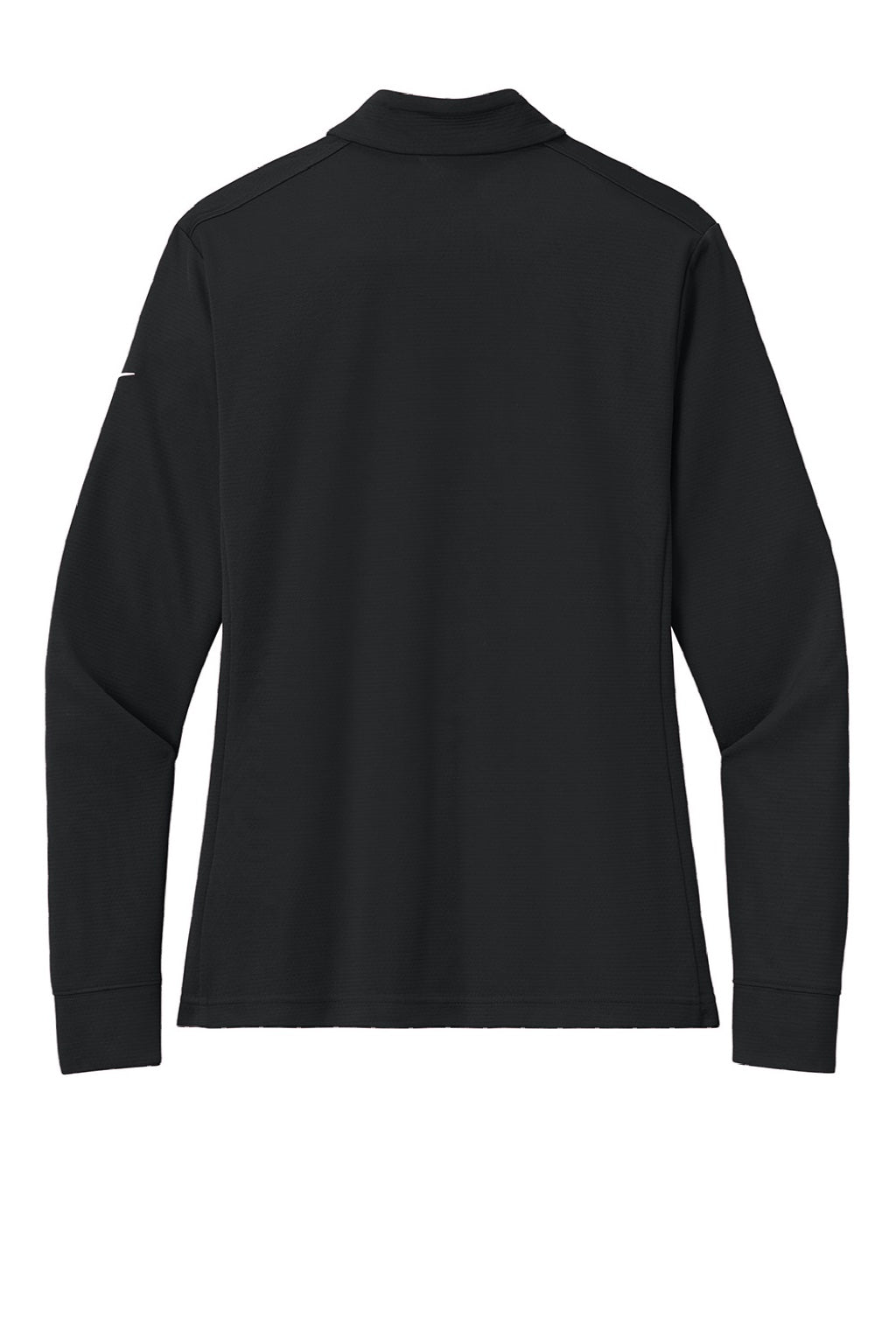Nike NKHM7969 Womens Essential 1/4 Zip Sweatshirt Black Flat Back
