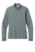 Nike NKHM7969 Womens Essential 1/4 Zip Sweatshirt Cool Grey Flat Front