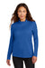 Nike NKHM7969 Womens Essential 1/4 Zip Sweatshirt Game Royal Blue Model Front