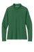 Nike NKHM7969 Womens Essential 1/4 Zip Sweatshirt Gorge Green Flat Front