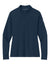 Nike NKHM7969 Womens Essential 1/4 Zip Sweatshirt Navy Blue Flat Front
