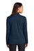 Nike NKHM7969 Womens Essential 1/4 Zip Sweatshirt Navy Blue Model Back