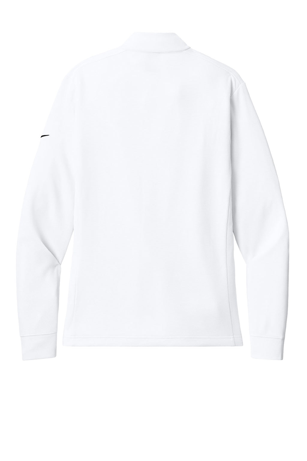 Nike NKHM7969 Womens Essential 1/4 Zip Sweatshirt White Flat Back