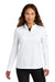 Nike NKHM7969 Womens Essential 1/4 Zip Sweatshirt White Model Front