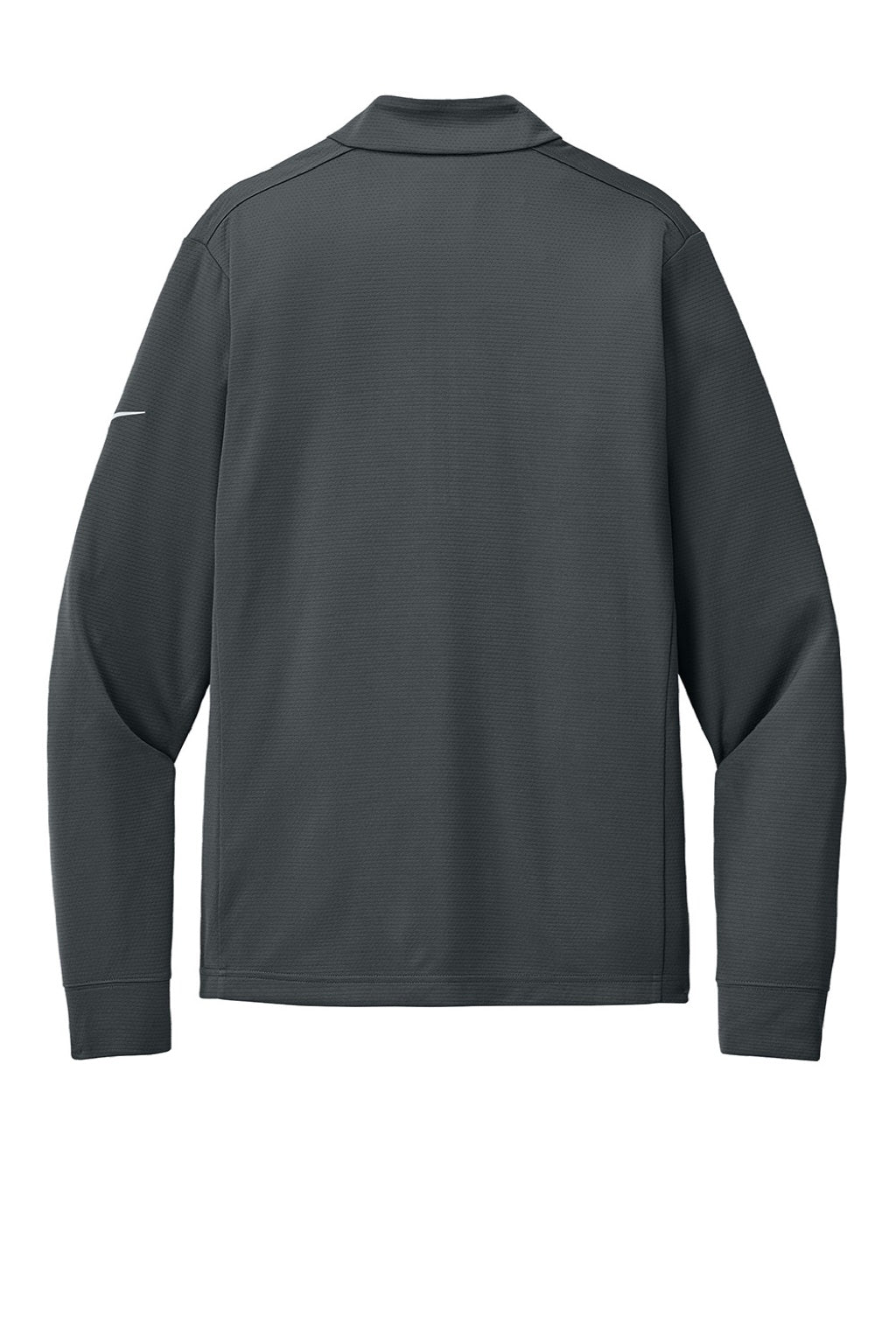 Nike NKHM8036 Mens Essential 1/4 Zip Sweatshirt Anthracite Grey Flat Back