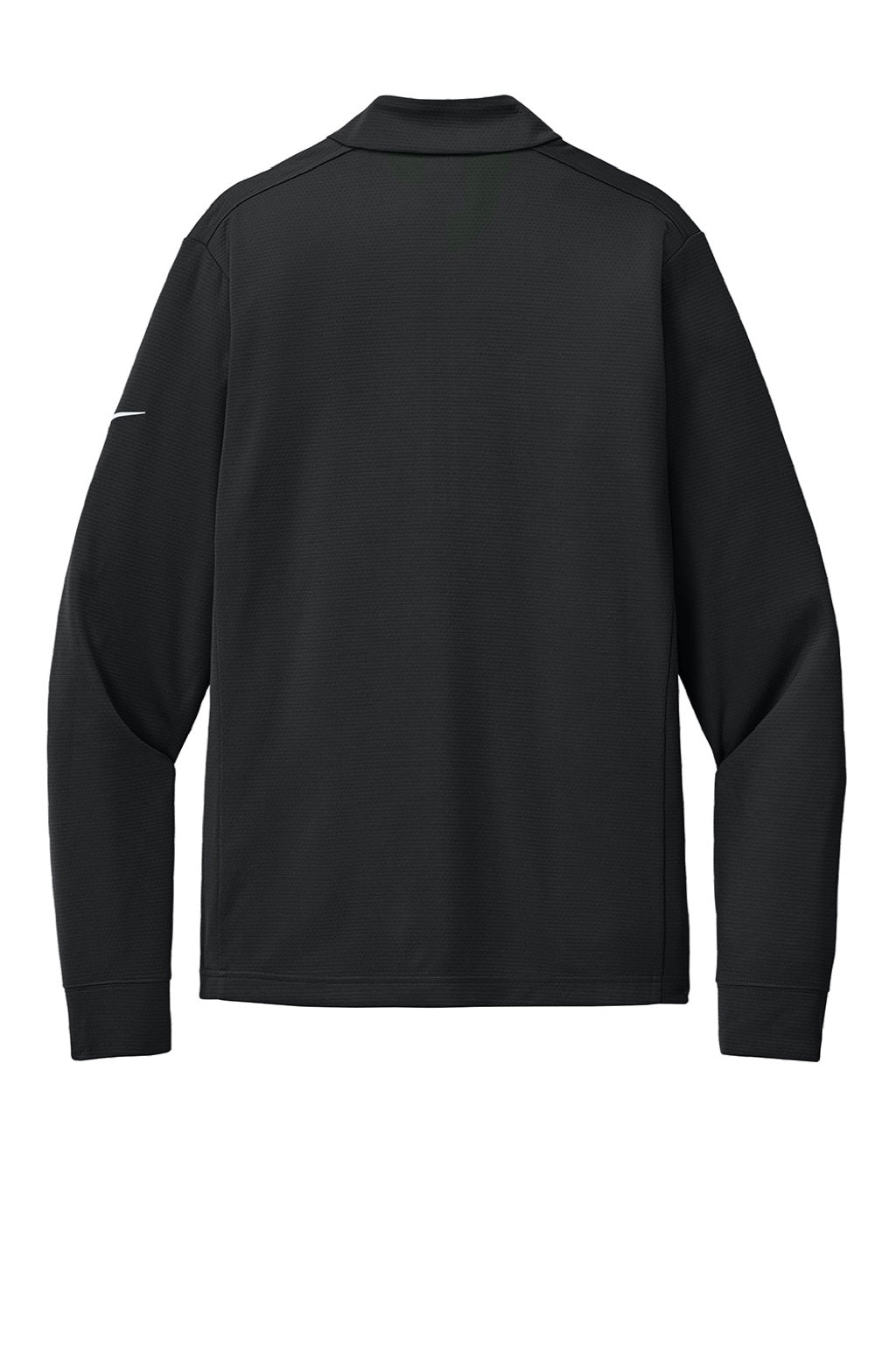 Nike NKHM8036 Mens Essential 1/4 Zip Sweatshirt Black Flat Back