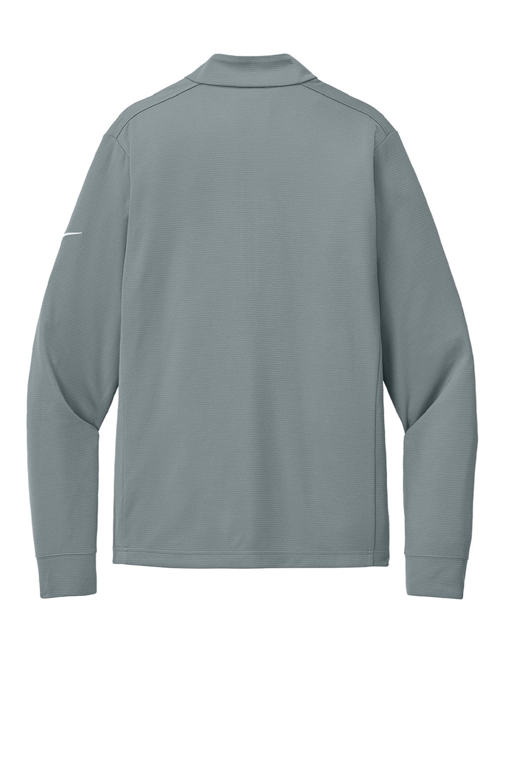 Nike NKHM8036 Mens Essential 1/4 Zip Sweatshirt Cool Grey Flat Back