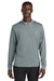 Nike NKHM8036 Mens Essential 1/4 Zip Sweatshirt Cool Grey Model Front