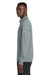Nike NKHM8036 Mens Essential 1/4 Zip Sweatshirt Cool Grey Model Side