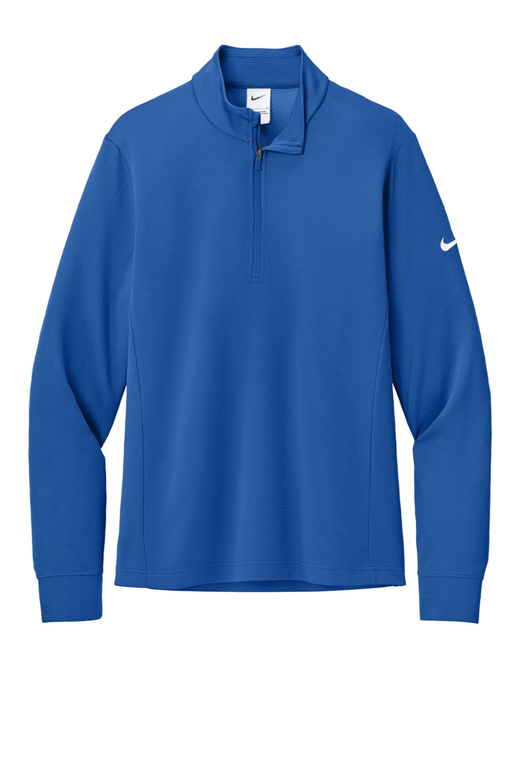 Nike NKHM8036 Mens Essential 1/4 Zip Sweatshirt Game Royal Blue Flat Front