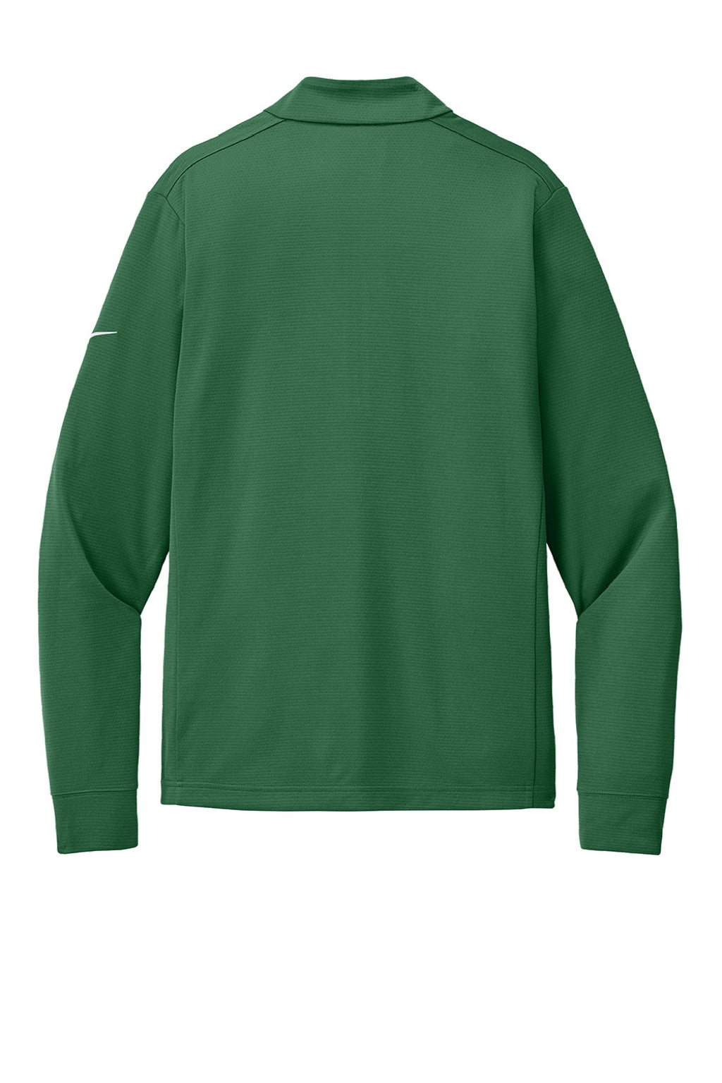 Nike NKHM8036 Mens Essential 1/4 Zip Sweatshirt Gorge Green Flat Back