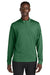 Nike NKHM8036 Mens Essential 1/4 Zip Sweatshirt Gorge Green Model Front