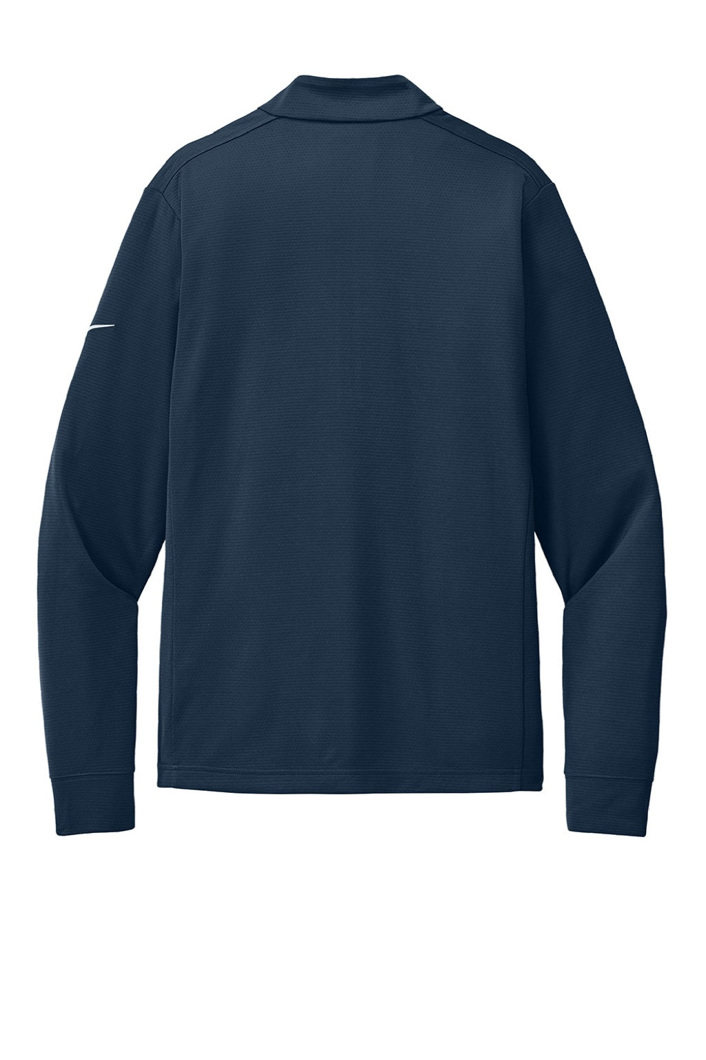 Nike NKHM8036 Mens Essential 1/4 Zip Sweatshirt Navy Blue Flat Back
