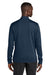 Nike NKHM8036 Mens Essential 1/4 Zip Sweatshirt Navy Blue Model Back