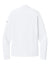 Nike NKHM8036 Mens Essential 1/4 Zip Sweatshirt White Flat Back