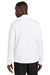Nike NKHM8036 Mens Essential 1/4 Zip Sweatshirt White Model Back