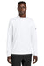 Nike NKHM8036 Mens Essential 1/4 Zip Sweatshirt White Model Front