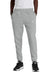 Nike NKHM8045 Mens Club Fleece Jogger Sweatpants w/ Pockets Heather Dark Grey Model Front