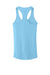 Next Level N1533/1533 Womens Ideal Jersey Tank Top Cancun Blue Flat Back